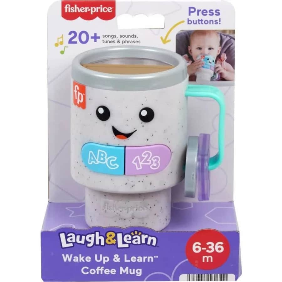 Fisher-Price Laugh & Learn Wake Up & Learn Coffee Mug: $5.09 Fisher-Price Laugh & Learn Wake Up & Learn Coffee Mug: $5.09