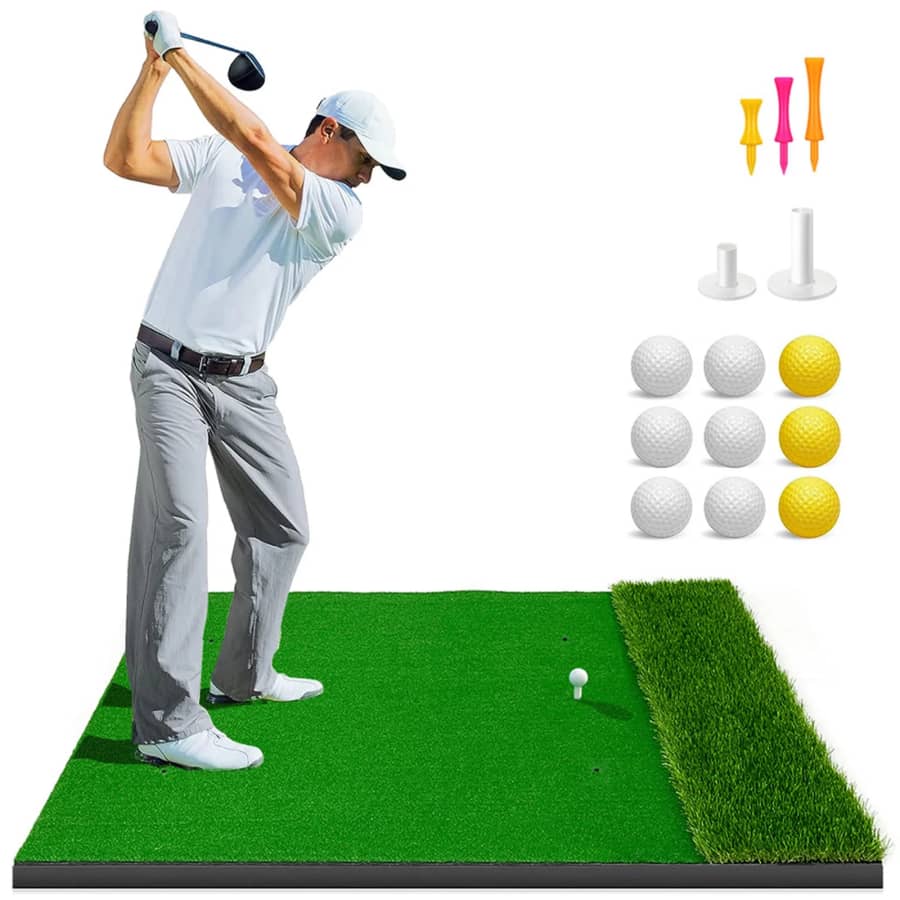 5-Ft. x 4-Ft. Thickened Artificial Turf Golf Practice Mat: $69.98 5-Ft. x 4-Ft. Thickened Artificial Turf Golf Practice Mat: $69.98