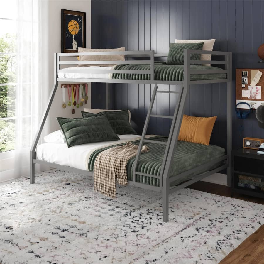Mainstays Premium Twin over Full Metal Bunk Bed: $147