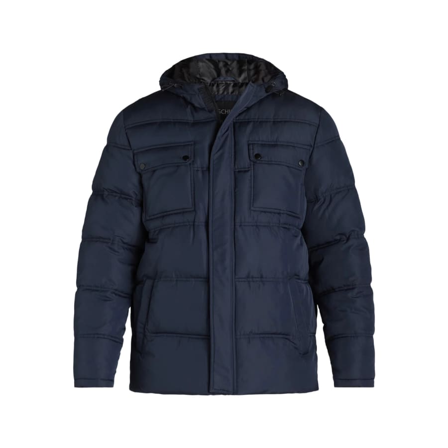 Big Chill Men's Quilted Hooded Puffer Coat: $21.98