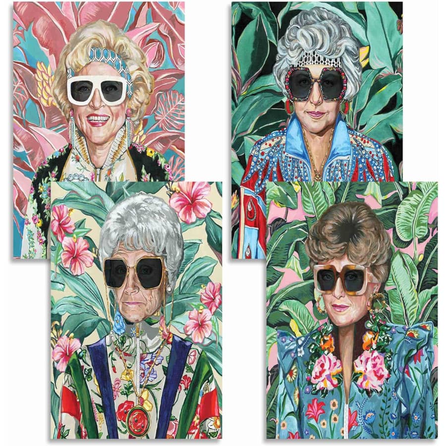 80s-Inspired Golden Girls 14x11" Poster 4-Pack: $15.77