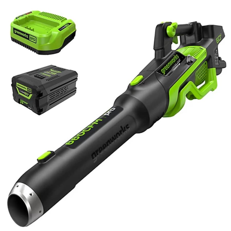 Greenworks 60V Cordless Brushless Battery Leaf Blower: $190