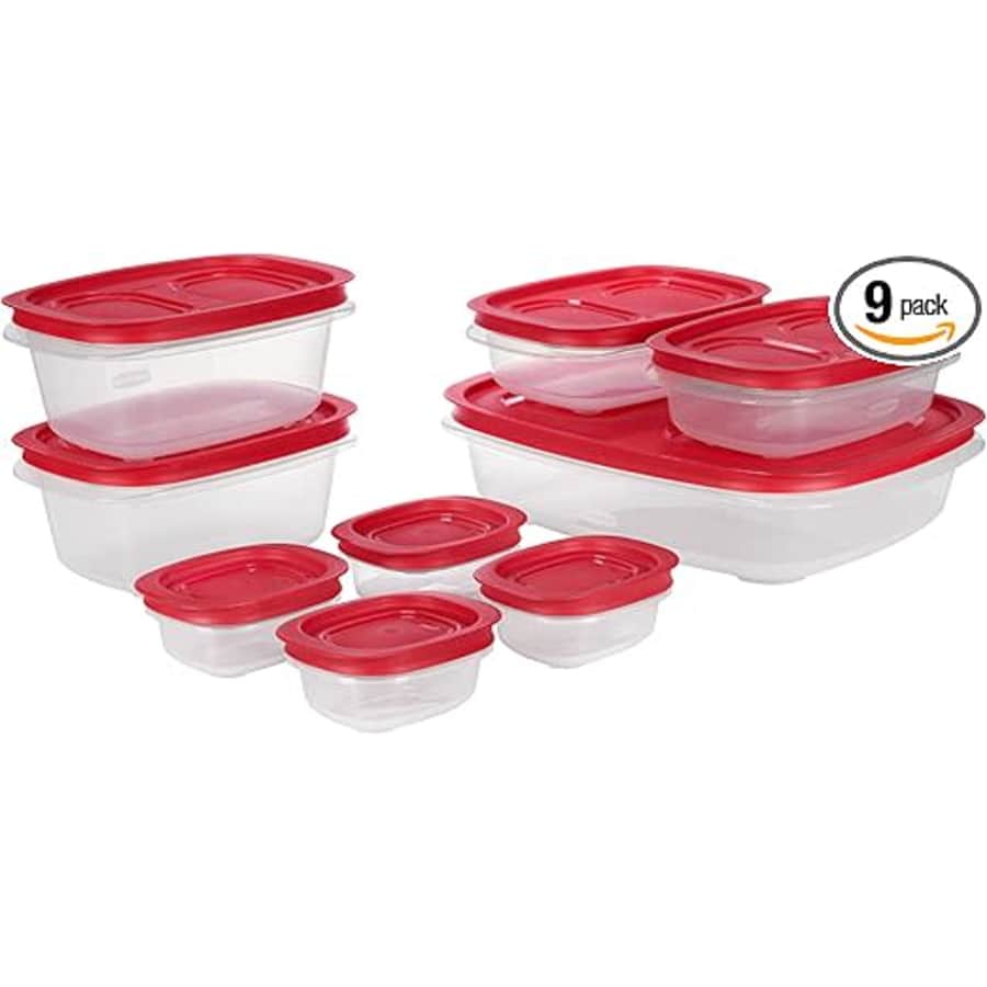 Rubbermaid EasyStore Large Containers 18-Piece Set: $19.99