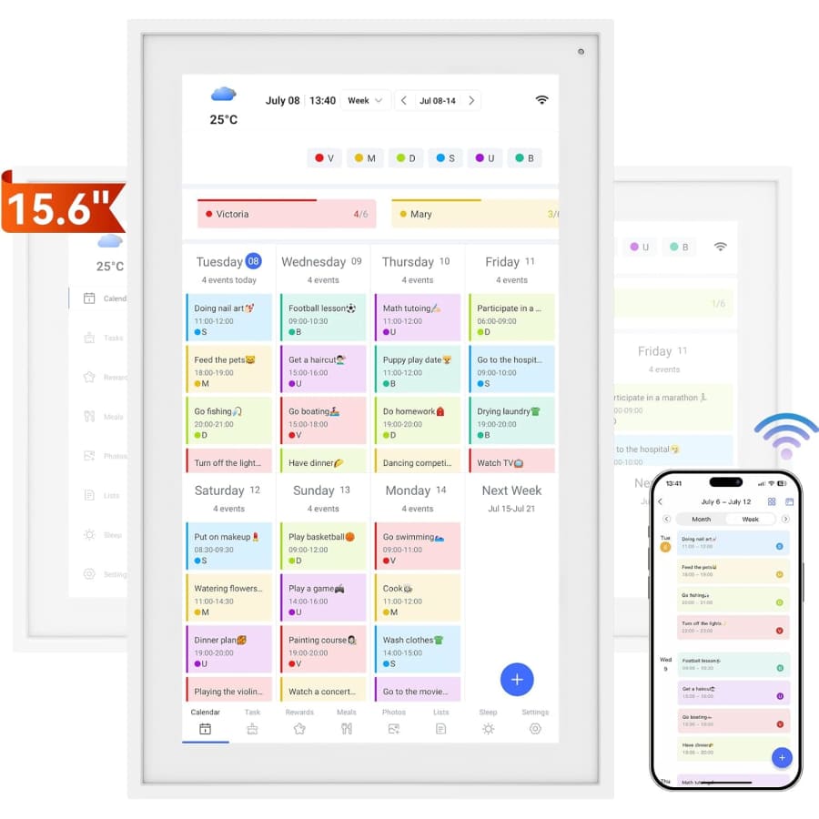 Tabwee 15.6" Digital Calendar Chore Chart: $180 Tabwee 15.6" Digital Calendar Chore Chart: $180
