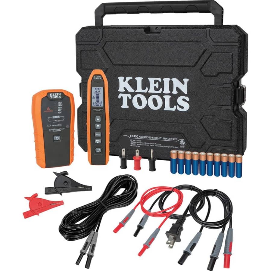 Klein Tools ET450 Circuit Breaker Finder and Wire Tracer Kit: $191.98 Klein Tools ET450 Circuit Breaker Finder and Wire Tracer Kit: $191.98