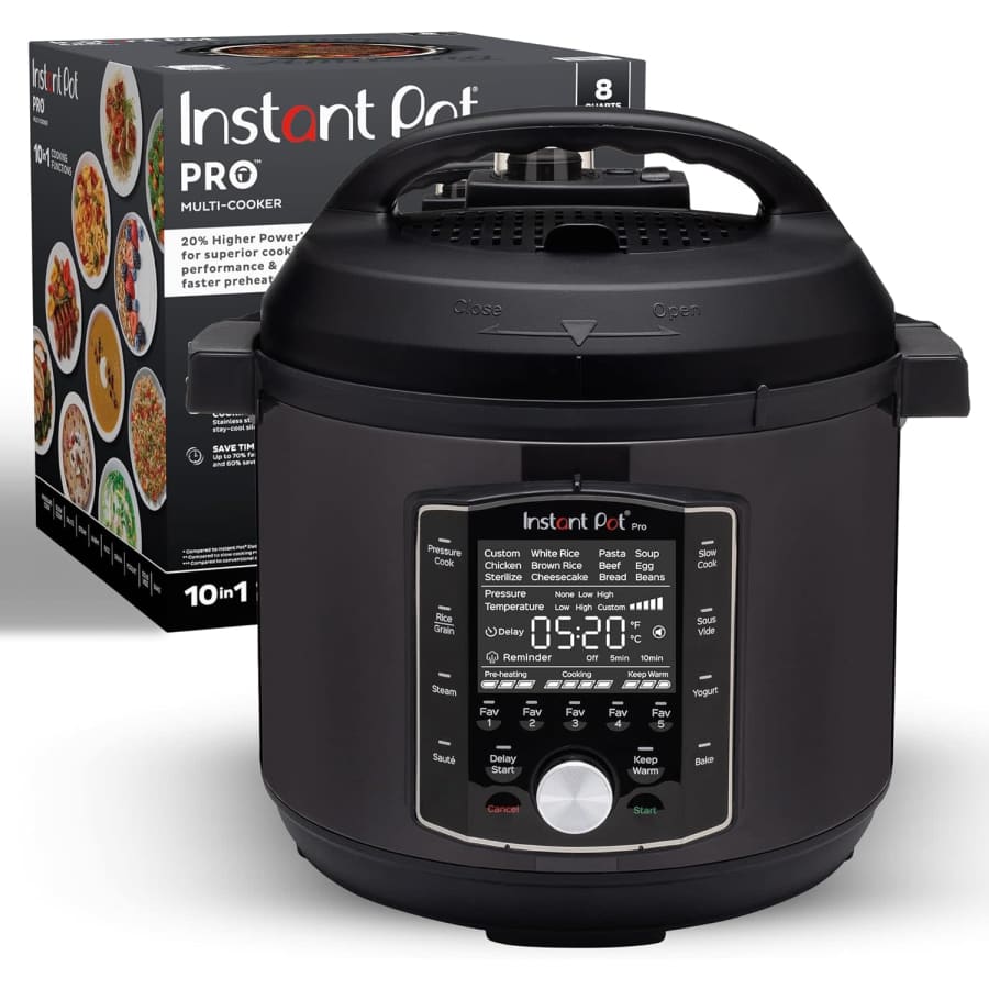 Instant Pot Pro 8-Quart 10-in-1 Pressure Cooker: $145