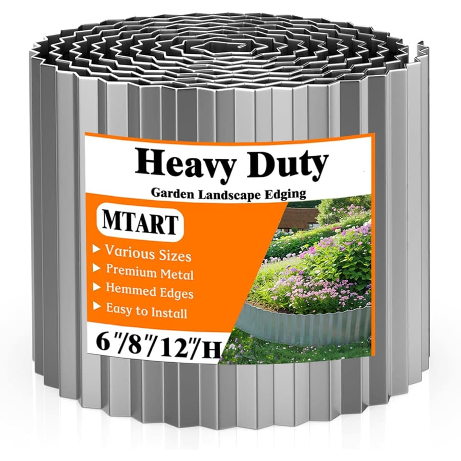 6"x40-Foot Corrugated Metal Garden Edging: $27 6"x40-Foot Corrugated Metal Garden Edging: $27