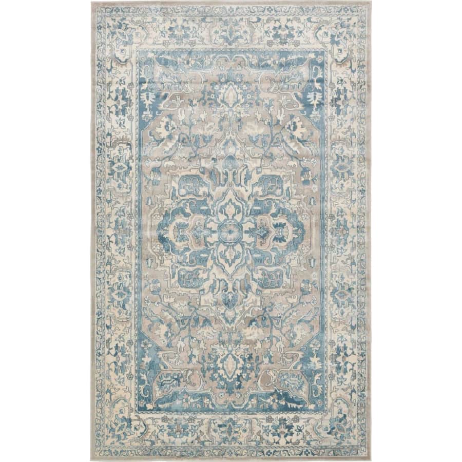Unique Loom Paris Collection 5x8ft Area Rug: $63 w/ Prime