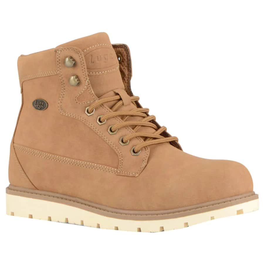 Lugz Men's Bedrock Hi Round Toe Lace Up Boots: $20