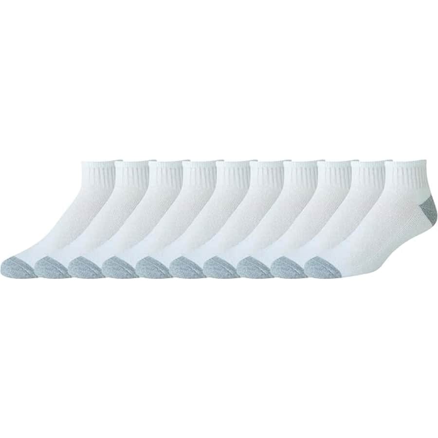 Amazon Essentials Men's Half Cushioned Ankle Socks 10-Pack: $8.84 via Sub & Save Amazon Essentials Men's Half Cushioned Ankle Socks 10-Pack: $8.84 via Sub & Save