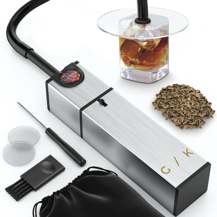 Cocktail Smoker Kit with Wood Chips: $30