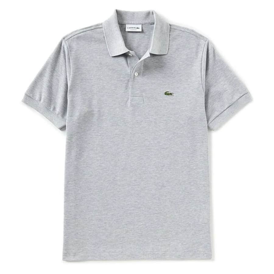 Lacoste Men's Short Sleeve Cotton Logo Casual Polo Shirt: $46.88