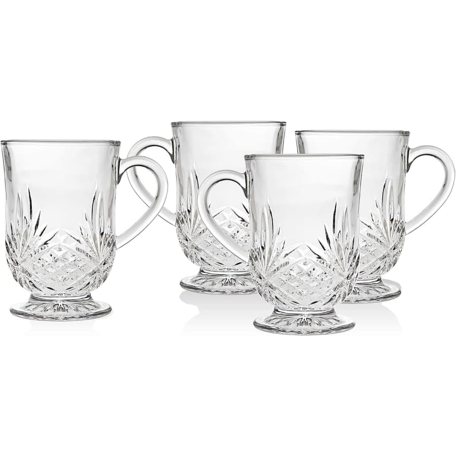 Godinger Dublin Collection 10-oz. Glass Mug 4-Pack: $19.60