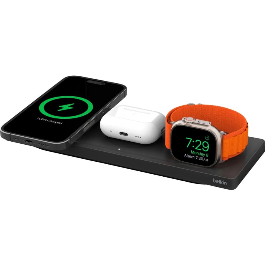 Belkin Boostcharge Pro 3-in-1 Wireless Charging Pad: $45 Belkin Boostcharge Pro 3-in-1 Wireless Charging Pad: $45