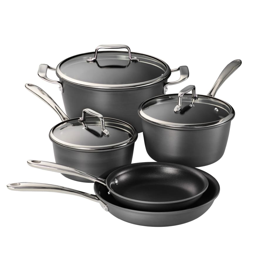 Tramontina Gourmet Hard Anodized Aluminum Cookware 8-Piece Set: $57 Tramontina Gourmet Hard Anodized Aluminum Cookware 8-Piece Set: $57