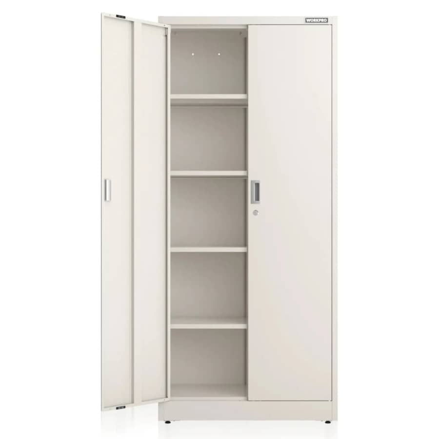 71" Metal Garage Storage Cabinet: $72 71" Metal Garage Storage Cabinet: $72