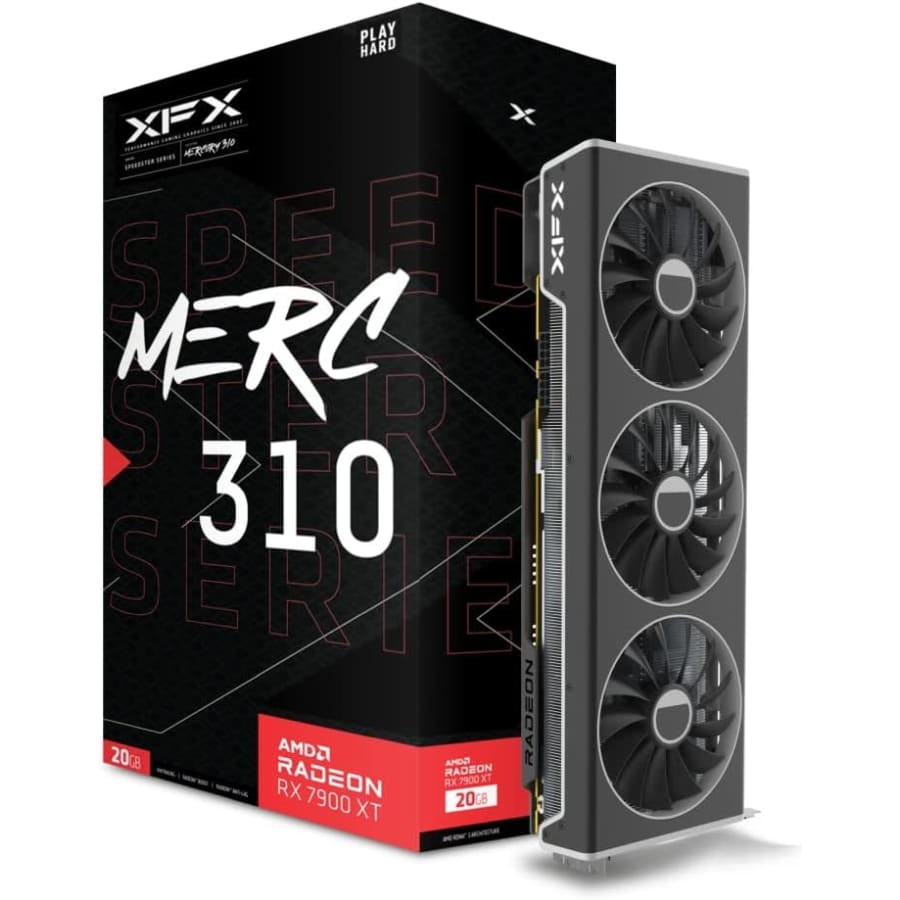 XFX Speedster MERC310 AMD Radeon RX 7900XT Ultra 20GB Graphics Card: $623.32 XFX Speedster MERC310 AMD Radeon RX 7900XT Ultra 20GB Graphics Card: $623.32
