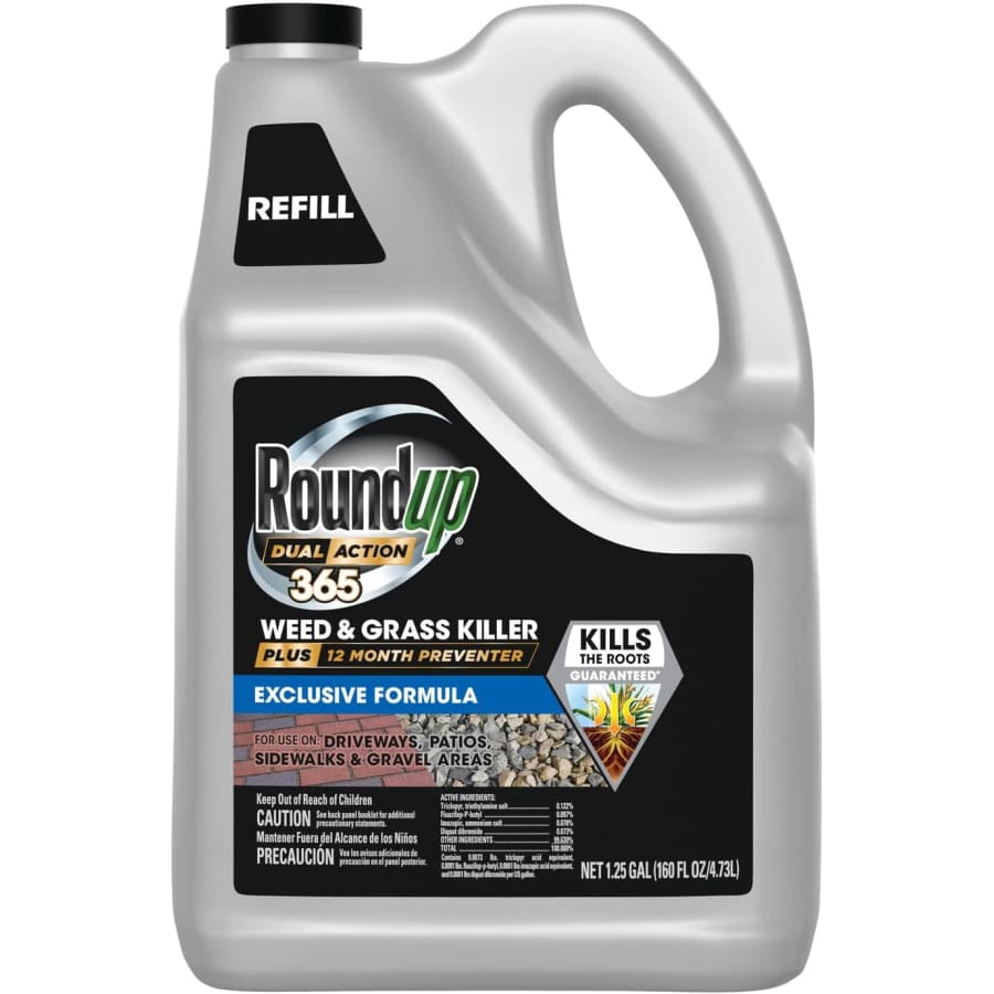 Roundup Dual Action 365 Weed & Grass Killer Plus 12 Month Preventer 1.25-Gallon: $28