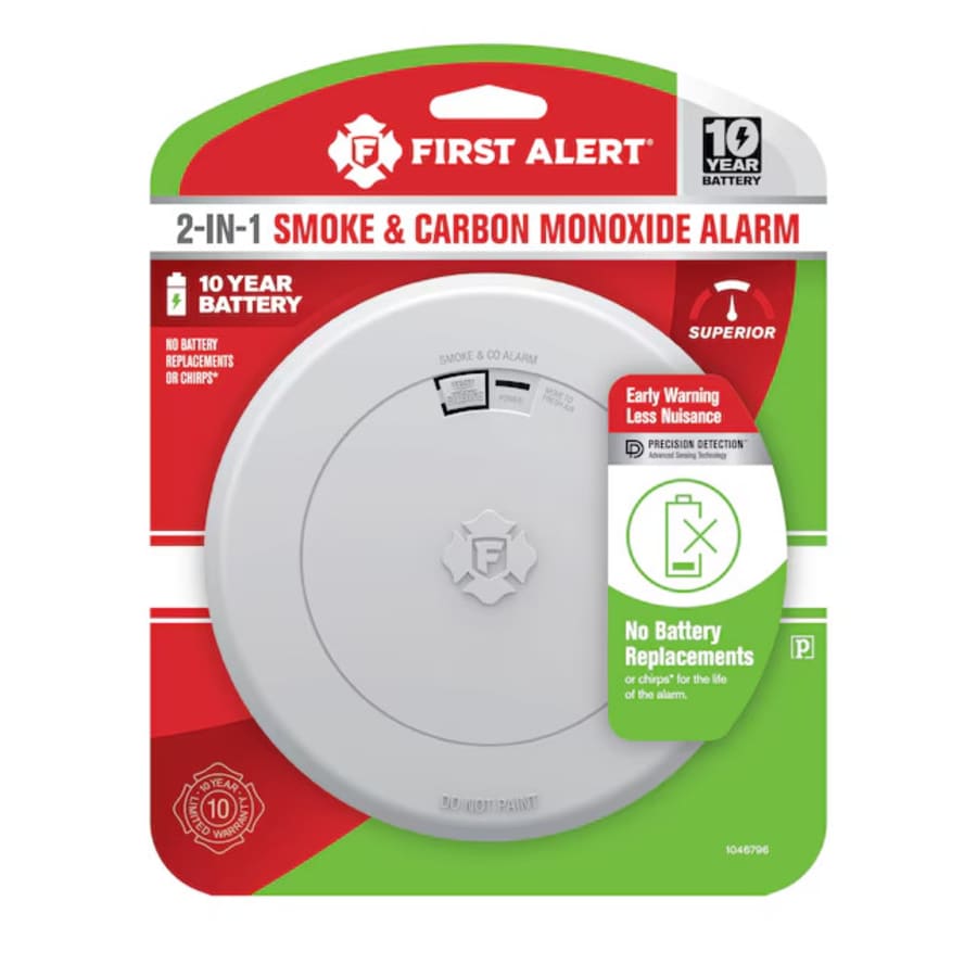 First Alert Photoelectric Combination Smoke and Carbon Monoxide Detector: $40 First Alert Photoelectric Combination Smoke and Carbon Monoxide Detector: $40