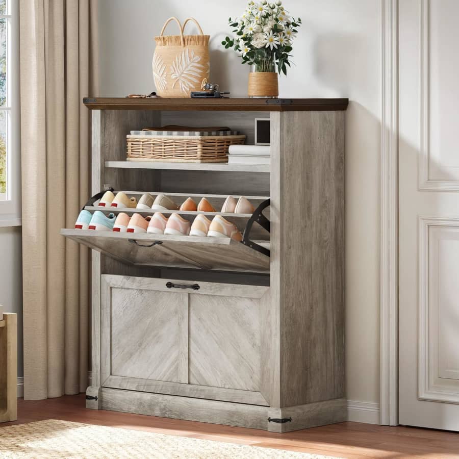 Yitahome 40.2" Tall Shoe Cabinet: $59.99