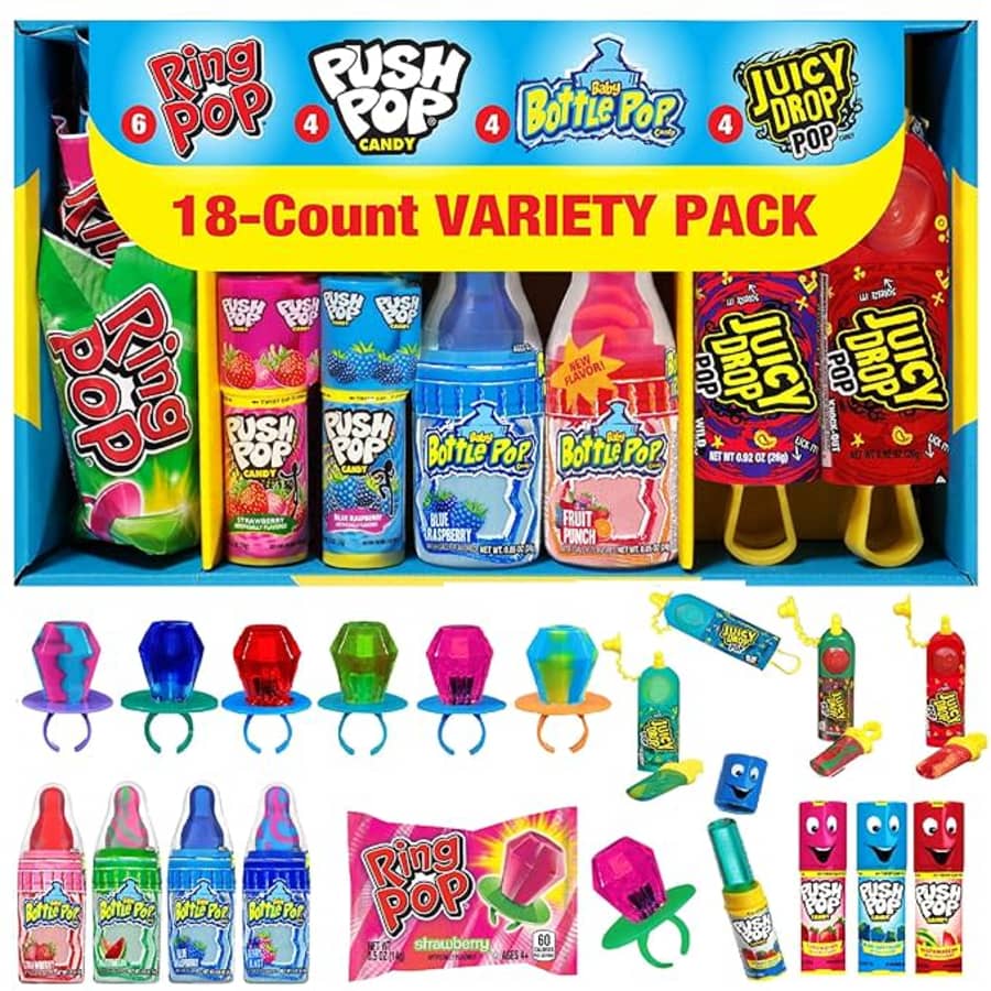 Bazooka 18-Count Candy Variety Pack: $13 w/ subscribe and save