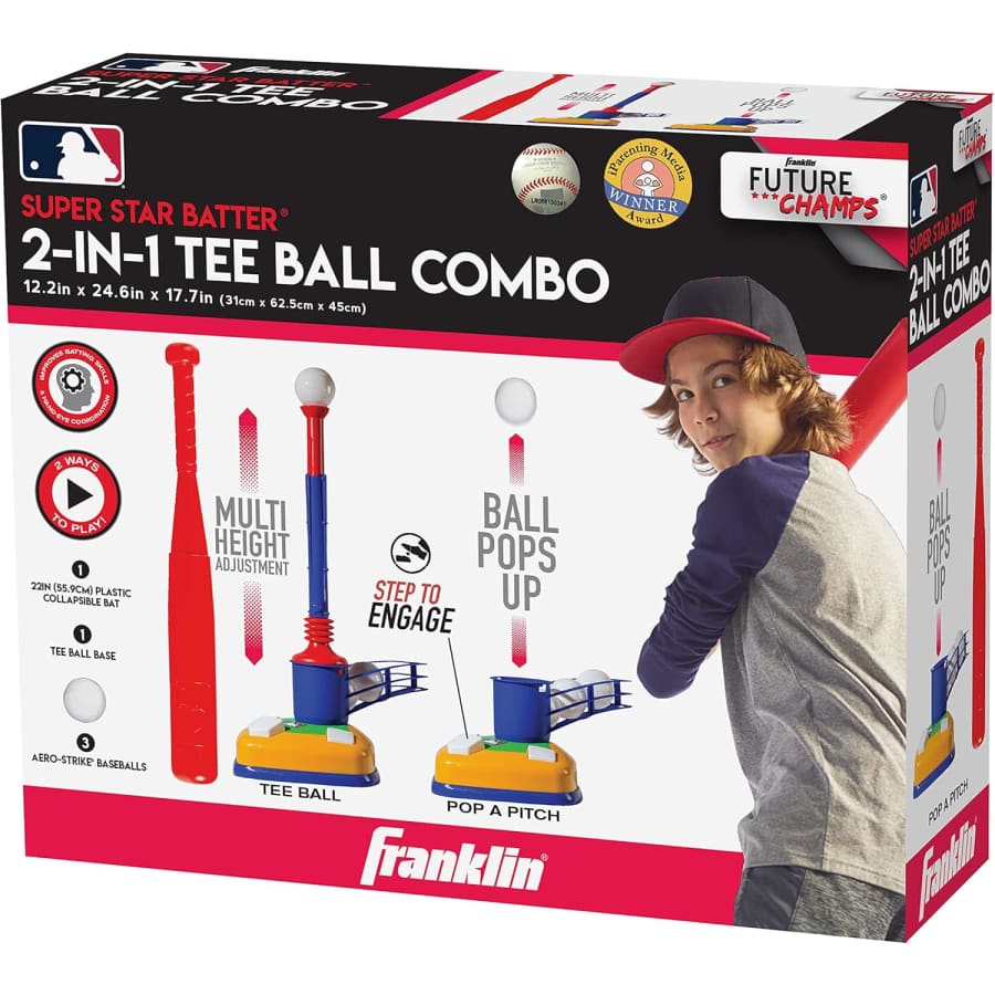 Franklin Sports Super Star Batter 2-in-1 Tee Ball Combo: $23.75 Franklin Sports Super Star Batter 2-in-1 Tee Ball Combo: $23.75