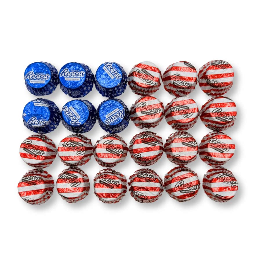 Hershey Reese's Peanut Butter Minature Cup American Flag 5-lb Bag: $20 Hershey Reese's Peanut Butter Minature Cup American Flag 5-lb Bag: $20