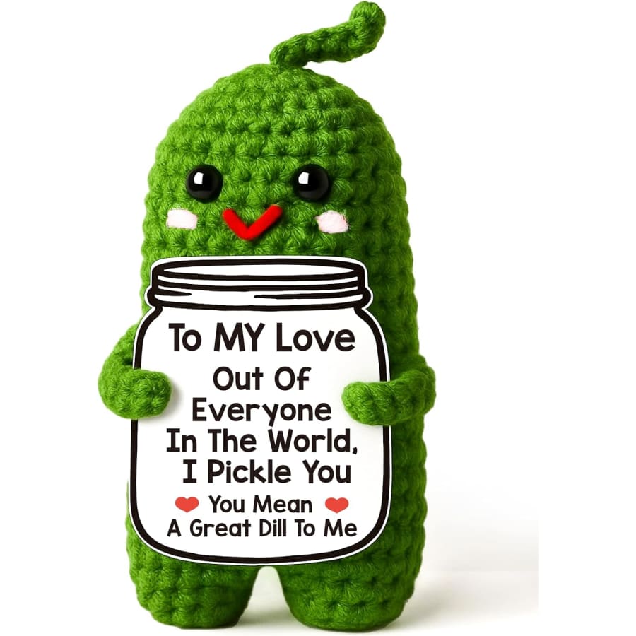 Valentine's Handmade Crochet Pickle: $10