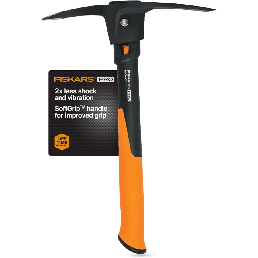Fiskars IsoCore Pickaxe Mattock: $40