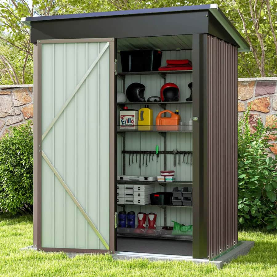 Victone 5x3-Foot Outdoor Storage Shed: $94 Victone 5x3-Foot Outdoor Storage Shed: $94
