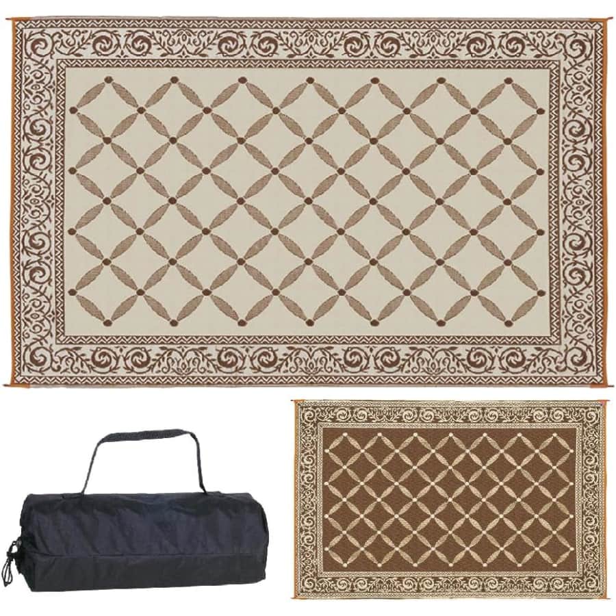 6x9-Foot Reversible Tailgating Mat with Carry Bag: $21 6x9-Foot Reversible Tailgating Mat with Carry Bag: $21