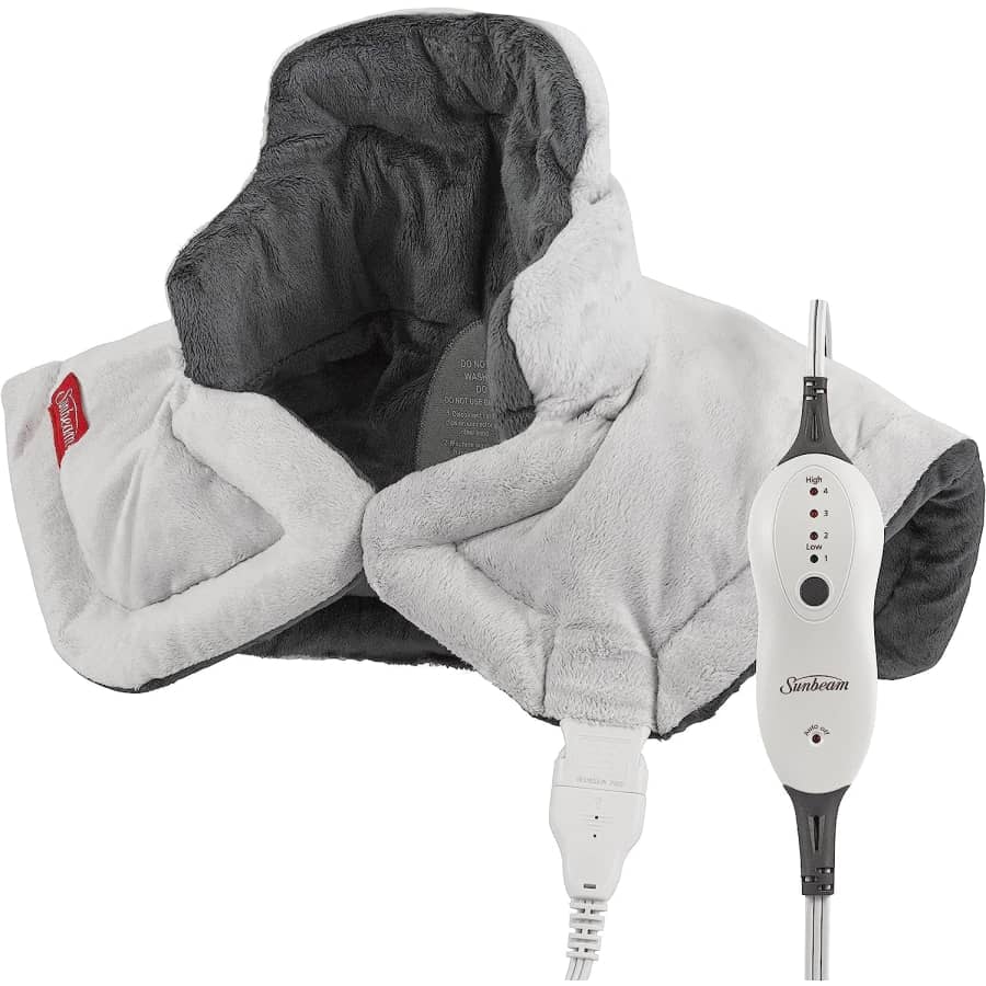 Sunbeam Contoured Heating Pad for Neck and Shoulders: $40.49