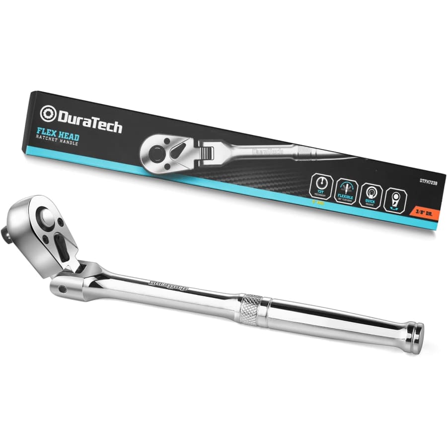 DuraTech 3/8" Drive Flex-Head Ratchet: $16.99