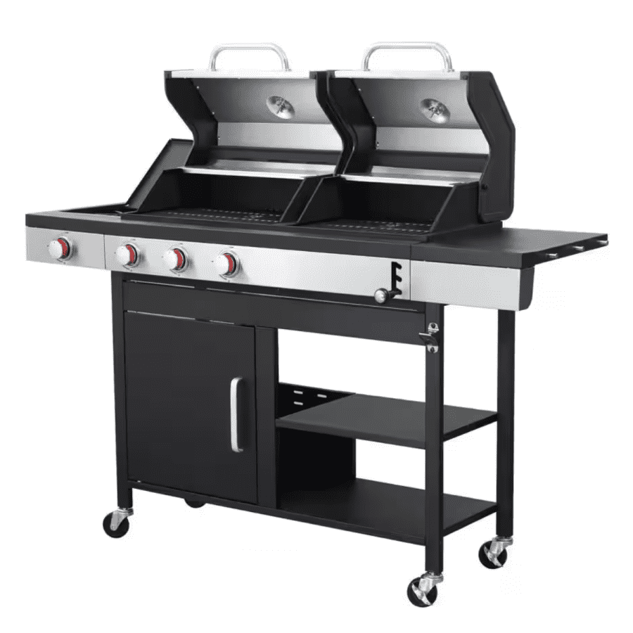 Firomo 3-Burner Built-In Propane and Charcoal Grill w/ Side Burner: $467 Firomo 3-Burner Built-In Propane and Charcoal Grill w/ Side Burner: $467
