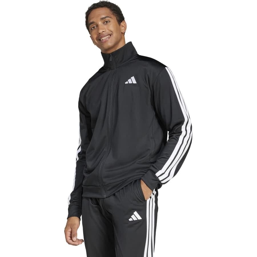 adidas Men's 3-Stripes Tricot Track Top: from $16