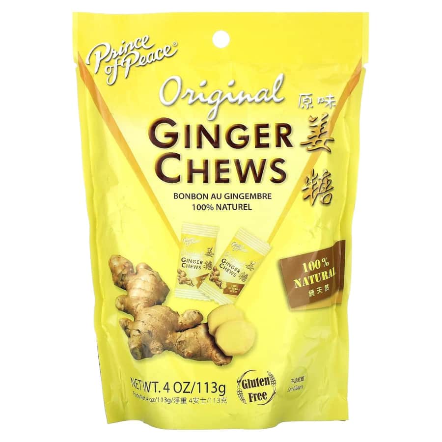 Prince of Peace Ginger Chews 4-oz. Bag: $3.35 Prince of Peace Ginger Chews 4-oz. Bag: $3.35