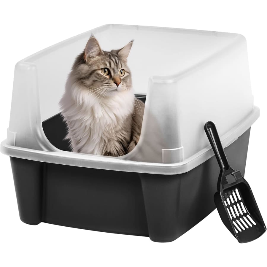 IRIS USA Open Top Cat Litter Box: $9.80