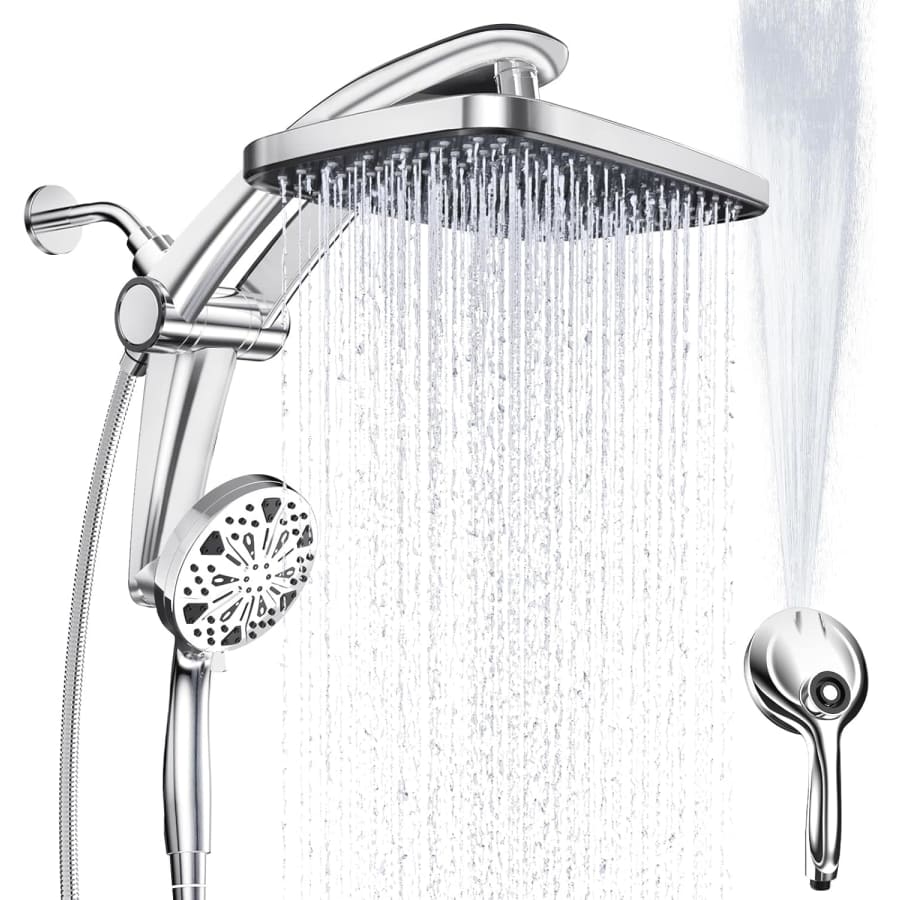 Rain Shower Head with Handheld Rainfall: $57 Rain Shower Head with Handheld Rainfall: $57