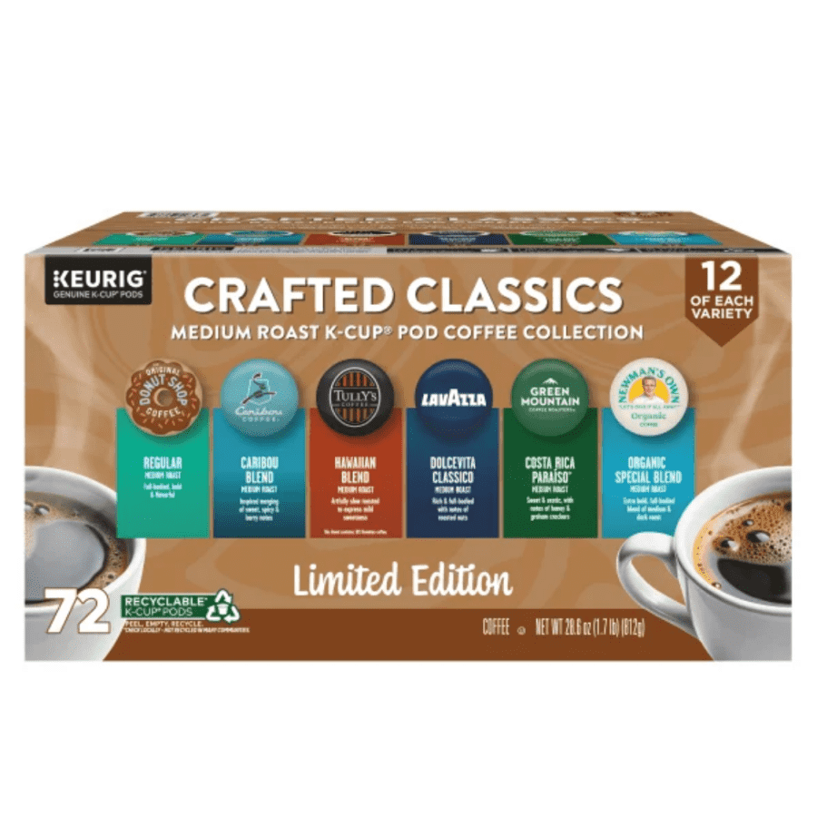 Keurig K-Cup 72-Count Variety Packs: Extra $10 off
