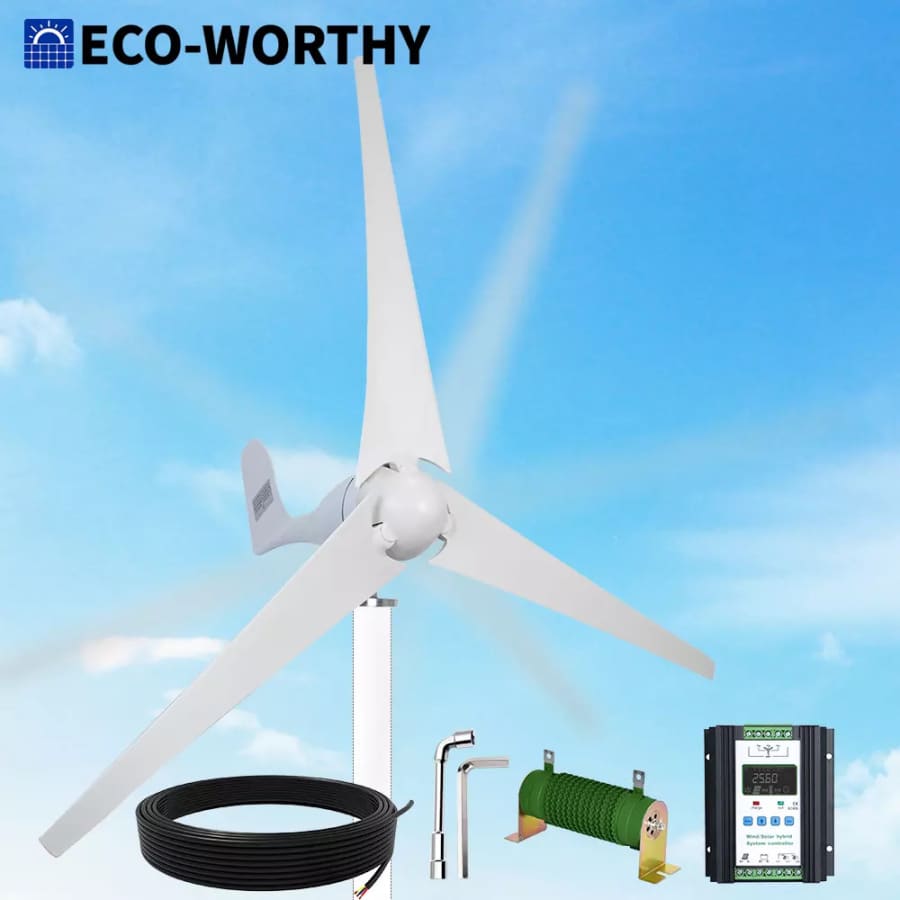 Eco-Worthy 400W Wind Turbine Generator: $240 Eco-Worthy 400W Wind Turbine Generator: $240