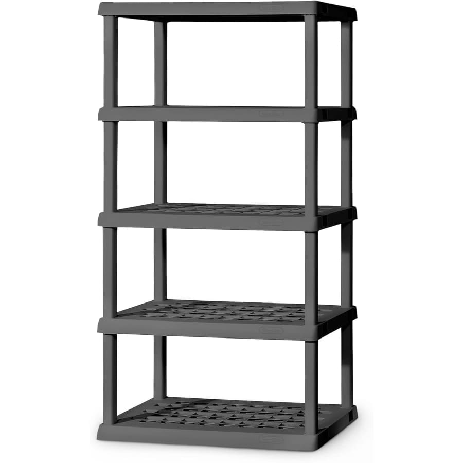Sterilite 5-Shelf Plastic Storage Unit: $71
