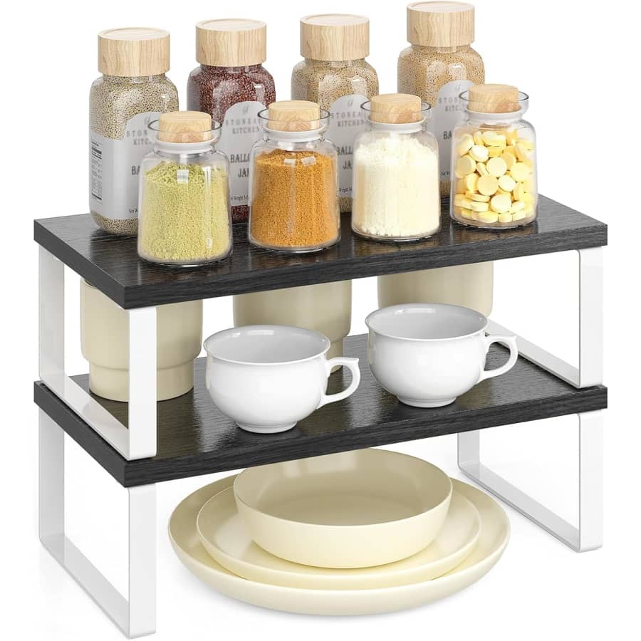 Cabinet Organizer Shelf 2-Pack: $9.99