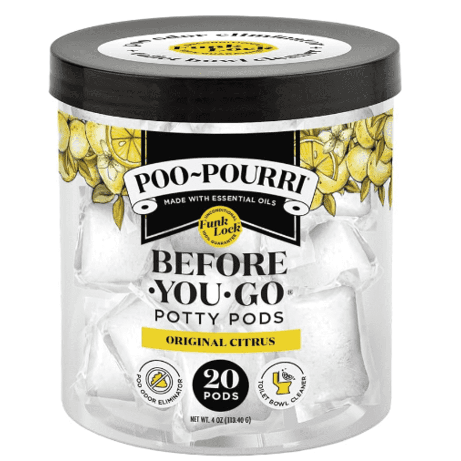 Poo-Pourri Before-You-Go 20-Count Potty Pods: $9.11 via Subscribe & Save w/ Prime