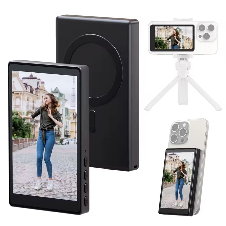 Magnetic Wireless Selfie Monitor w/ Remote Control: $19.80