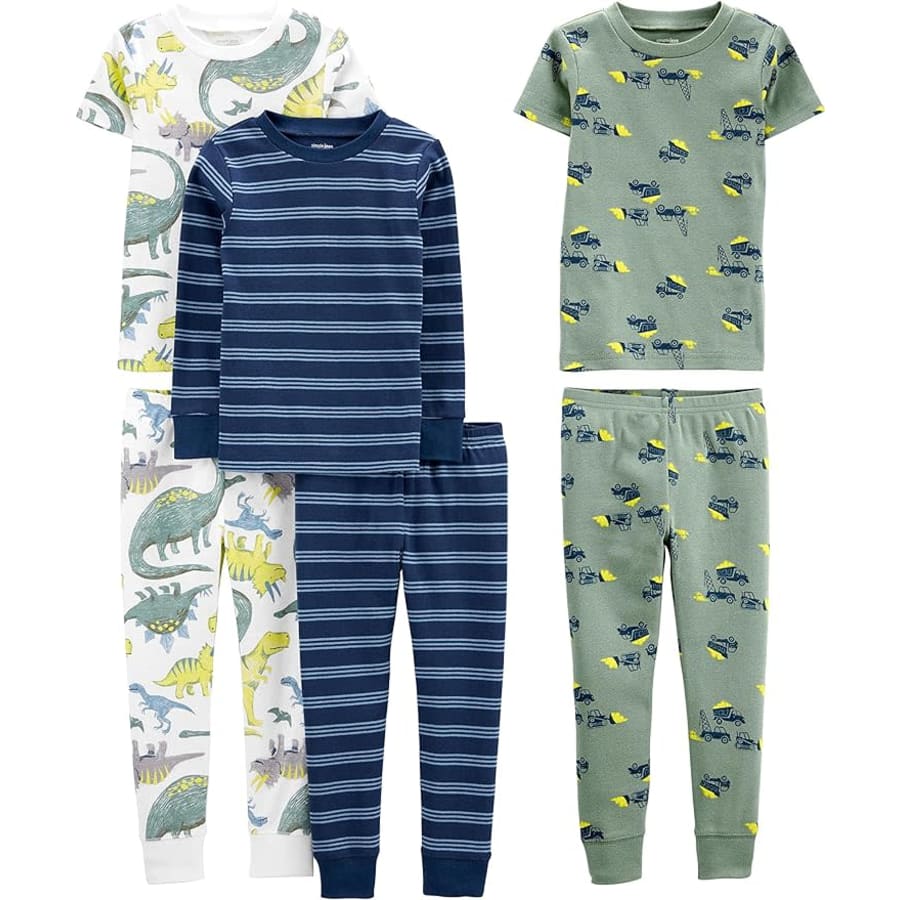 Simple Joys by Carter's Kids' 6-Piece Pajama Set: $22
