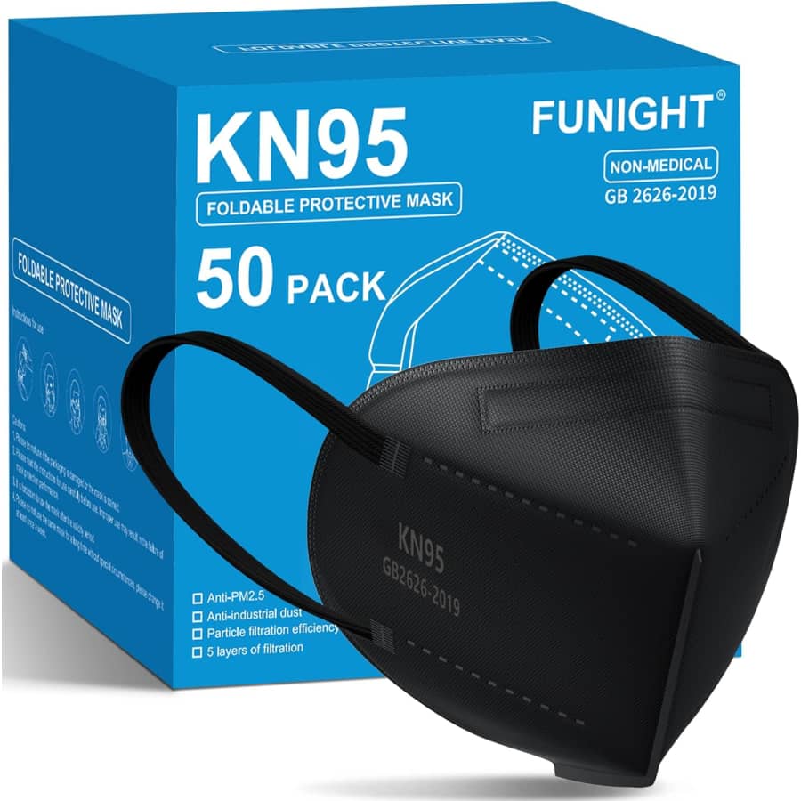 KN95 Face Masks 50-Pack: $15 via Sub & Save