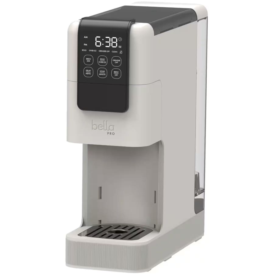 Bella PRO Programmable Single-Serve Coffee Maker w/ Burr Grinder: $45