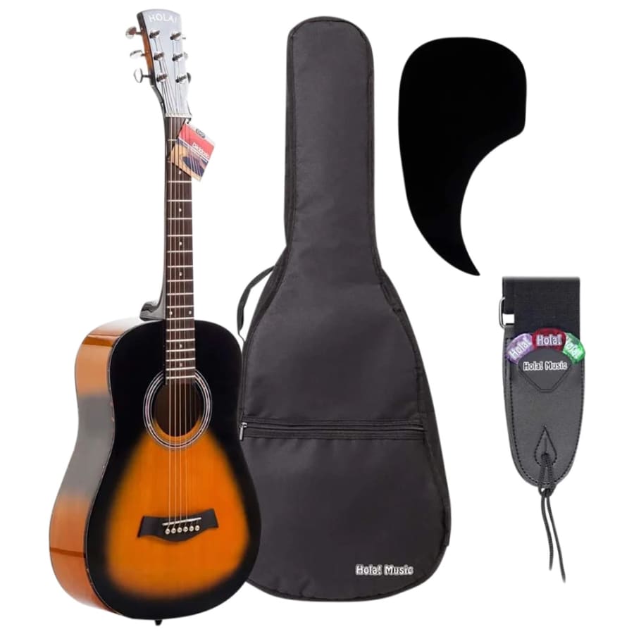 Hola! Music 36" Acoustic Guitar Bundle: $80 Hola! Music 36" Acoustic Guitar Bundle: $80