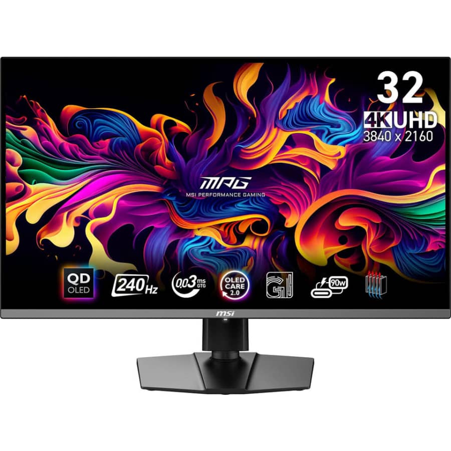 Refurb MSI MAG 32" 321URX 32" QD-OLED Gaming Monitor: $770