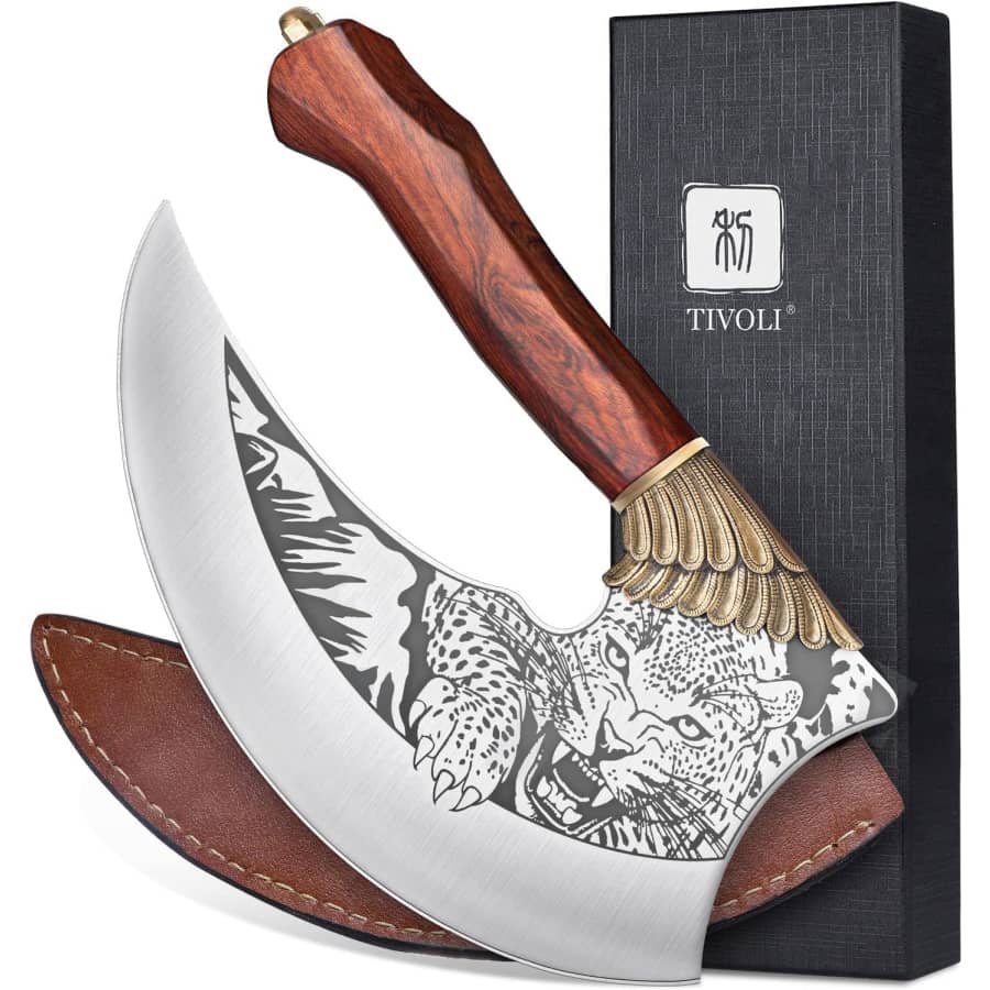 Tivoli 9" Ulu Knife Cutter Axe: $47